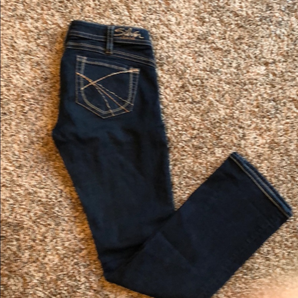 Sz31 Low Rise Slim Bootcut Jeans